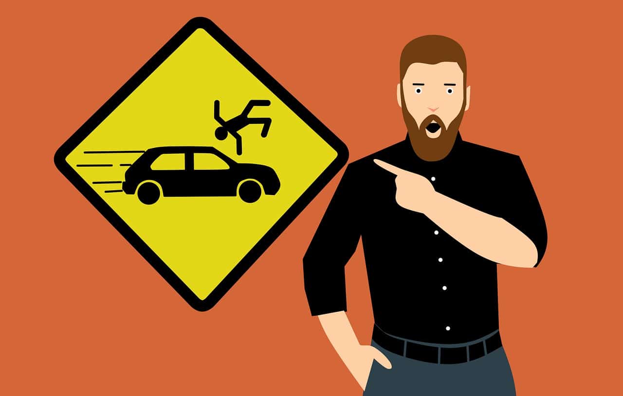 accident, car, city